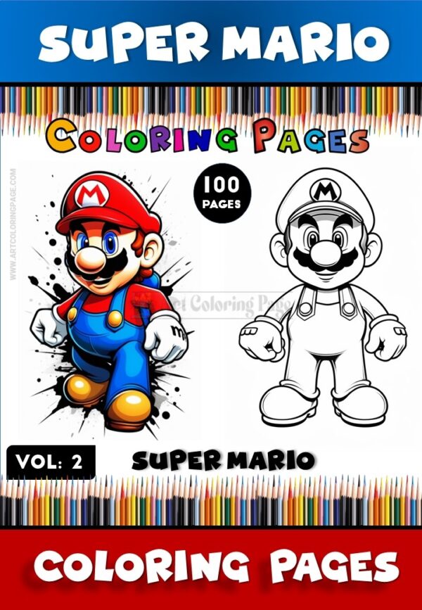 Embark on a New Adventure with Super Mario Coloring Book Vol 2!