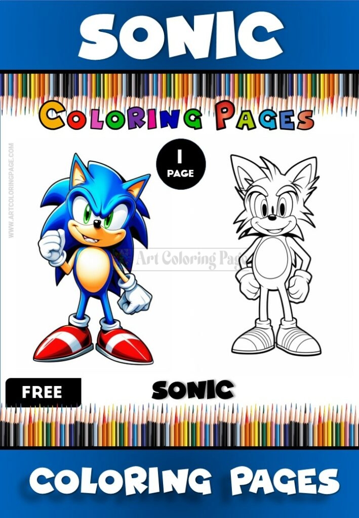 Enjoy Creative Fun with Free Sonic Coloring Pages – Download Instantly!