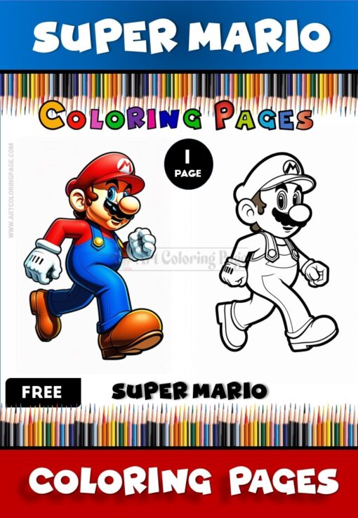 Enjoy Endless Fun with Free Super Mario Coloring Pages!