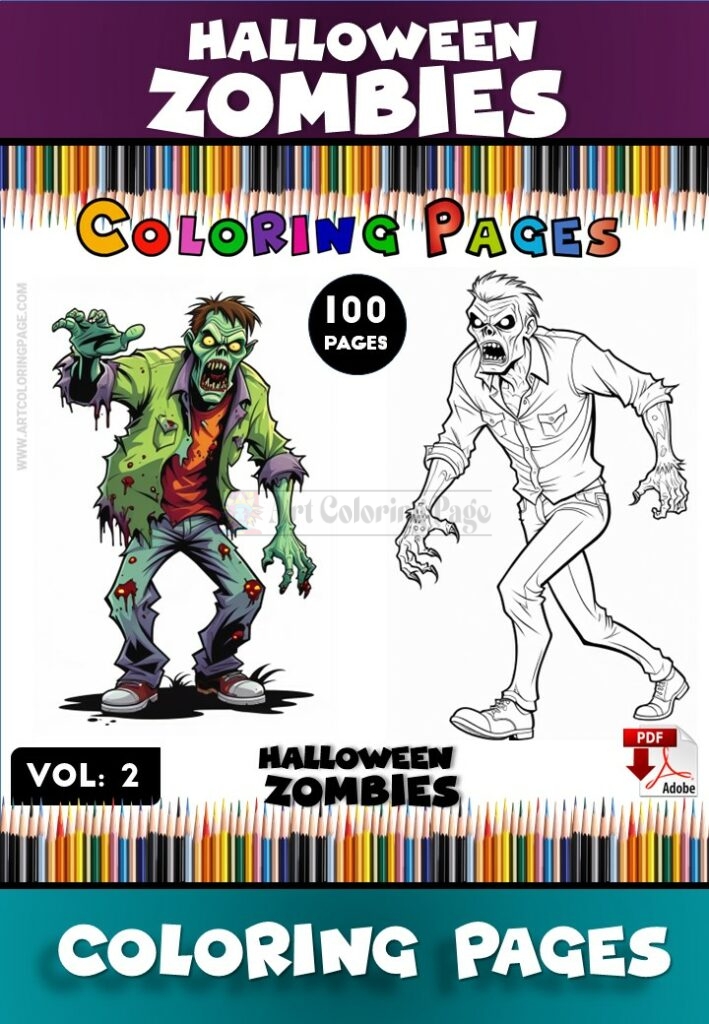 Enter the Battle with Plants vs Zombies Coloring Pages Vol 2