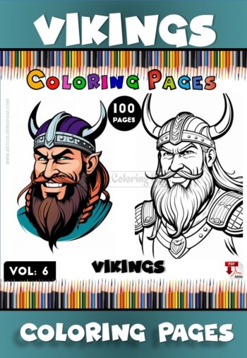 Explore Creativity with Viking Coloring Book Vol 6