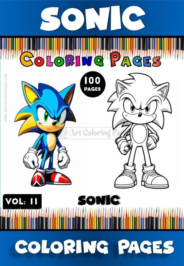 Explore Your Creativity with Sonic Printable Coloring Pages Vol 11