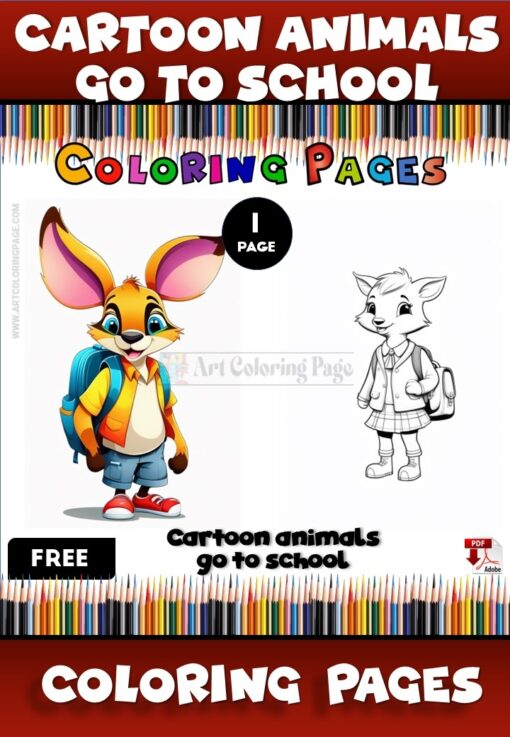 Get Ready for School with Free Color Pages for Back-to-School