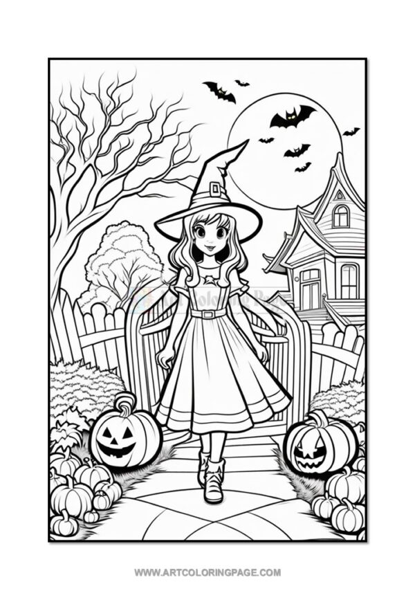 Free Halloween Coloring Pages Instant Download Diapositive2