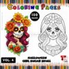 Transform Your Imagination with Coloring Pages Skull Vol 4
