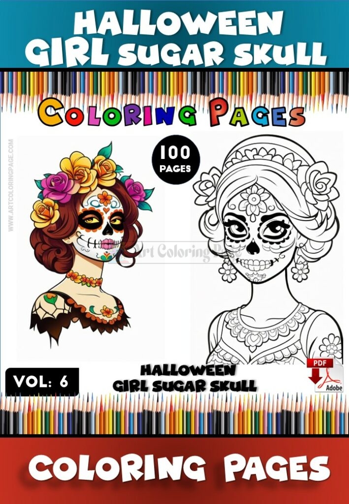 Discover Artistic Expression with Skull Coloring Vol 6
