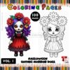 Enter a World of Mystery with Haunted Doll Coloring Vol 1