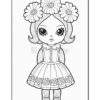 Unleash Your Creativity with Doll Coloring Pages Coloring Vol 2