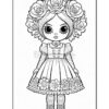 Unleash Your Creativity with Doll Coloring Pages Coloring Vol 2
