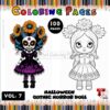 Unleash Your Creativity with Gothic Doll Coloring Vol 7