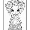 Unleash Your Creativity with Gothic Doll Coloring Vol 7