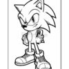 Power Up Your Creativity with Super Sonic Coloring Pages Vol 8