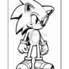 Power Up Your Creativity with Super Sonic Coloring Pages Vol 8
