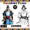 Samurais Coloring Pages Vol. 5 – 100 Pages of Epic Artistic Exploration