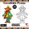 Embrace Autumn Magic with Scarecrow Coloring Pages Vol 2