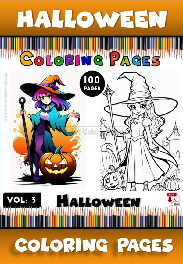 Uncover the Thrills of Halloween with Halloween Coloring Page Vol 3