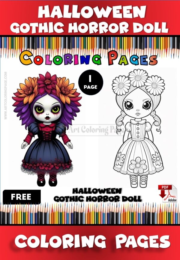 Unleash Your Creativity with Free Gothic Coloring
