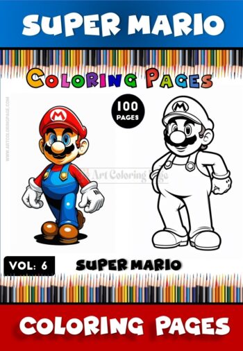 Unleash Your Creativity with Mario Coloring Printable Vol 6!