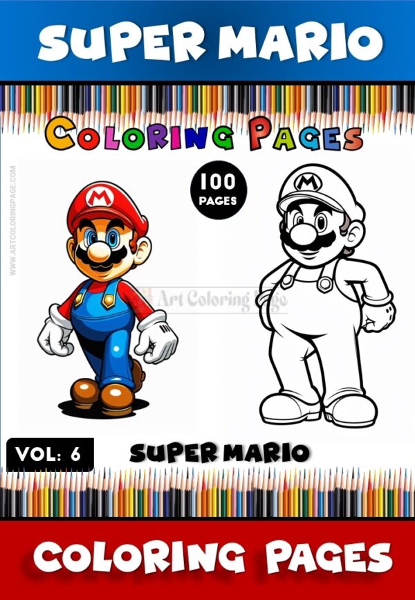 Unleash Your Creativity with Mario Coloring Printable Vol 6!
