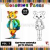 Unlock Creativity with Back to School Coloring Pages Vol. 3 – 100 Pages
