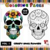 Unleash your inner artist and embrace the eerie charm of Creepy Skull Coloring Pages Vol. 1! This chillingly delightful collection features 100 hauntingly beautiful designs that will transport you to a world where art meets mystery. Whether you're looking for a fun, creative activity for your kids or a relaxing escape for yourself, these pages are sure to captivate your imagination.