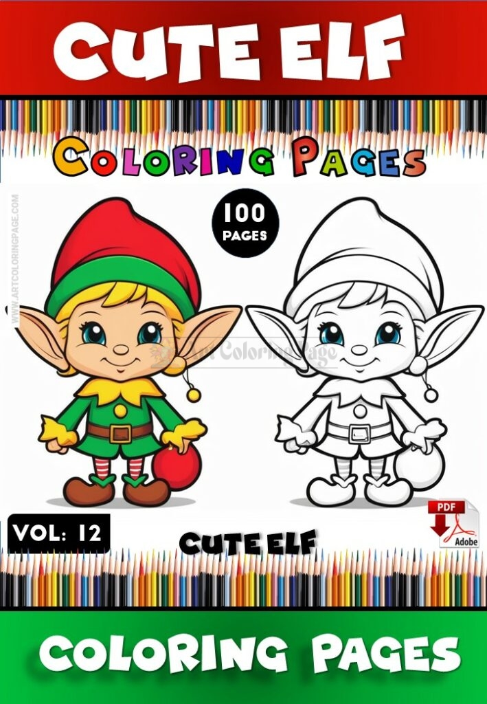 Spark Creativity with Elf on the Shelf Coloring Pages Vol. 12!