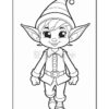 Magical Elf Coloring Book for Kids Vol. 15 100 Enchanting Designs