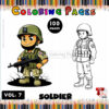Soldier Inside Cave Coloring Page PDF Vol 7 for all age