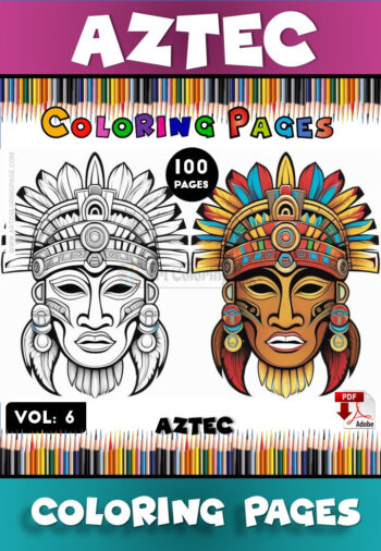 Aztec color Vol 6: 100 Stunning Designs for Every Age!
