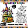 Celebrate the Season with Coloring Pages of Pumpkins Vol 3 Diapositive1