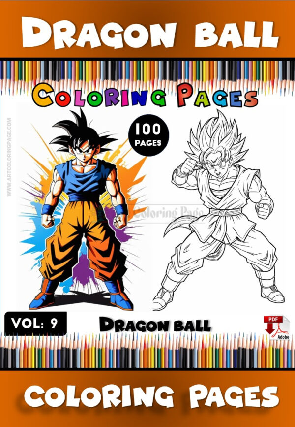Color Your World with Dragon Ball Z Goku Coloring Pages Vol. 9!
