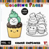 Delight in Creative Fun with Cupcake Coloring Sheets Vol 12