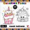 Delight in Creativity with Cupcakes Coloring Pages Vol 9