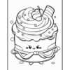 Delight in Creativity with Cupcakes Coloring Pages Vol 9Diapositive4