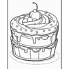 Delight in Creativity with Cupcakes Coloring Pages Vol 9Diapositive5