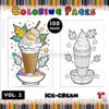 Delightful Ice Cream Coloring Page Vol 2 – Sweet Fun for Everyone!