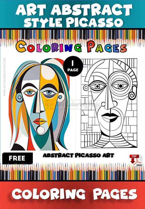 Discover Creativity with Our Free Picasso Coloring Page!