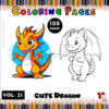 Discover Magic with Dragon Coloring Page Vol 21!