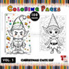 Discover the Magic with Elf Coloring Pages Vol 3 – 100 Whimsical Designs