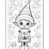Discover the Magic with Elf Coloring Pages Vol 3 – 100 Whimsical DesignsDiapositive2