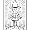 Discover the Magic with Elf Coloring Pages Vol 3 – 100 Whimsical DesignsDiapositive4