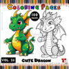 Dive into Adventure with Dragons Coloring Pages Vol 26!