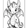 Dive into Adventure with Dragons Coloring Pages Vol 26!