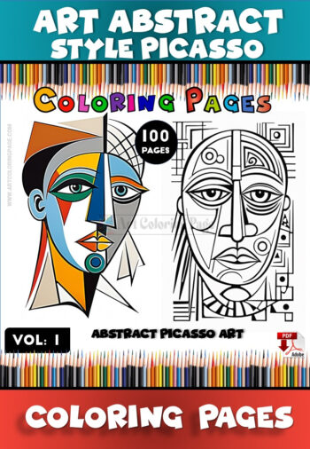 Dive into Creativity with Abstract Art Coloring Vol 1Diapositive1