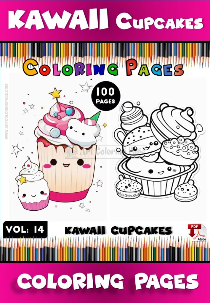 Dive into Creativity with Cupcake Coloring Sheets to Print Vol 14
