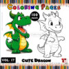 Dive into Creativity with Print Dragon Coloring Pages Vol 17!