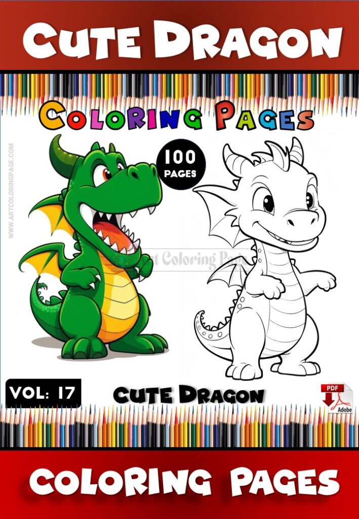 Dive into Creativity with Print Dragon Coloring Pages Vol 17!