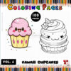 Dive into Sweet Fun with Cupcake Color Sheets Vol 6