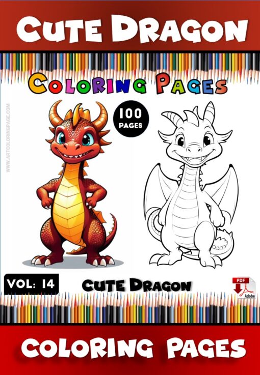 Embark on a Colorful Journey with Dragon Coloring Vol 14!