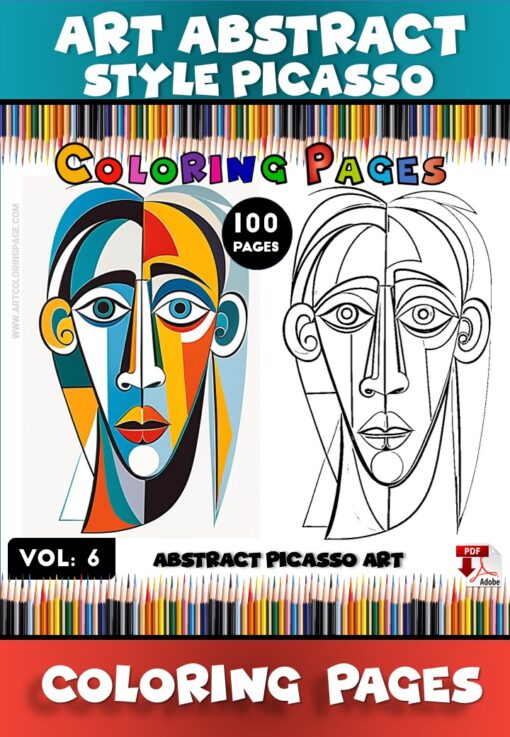 Explore Art Like Never Before with Pablo Picasso Coloring Pages Vol 6